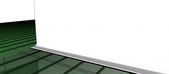 rufo de aluminio - opcional ao telhado click