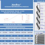 Veneziana industrial em Policarbonato compacto 1,3 mm Leitosa VentPoly - Polysolution