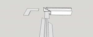 perfil de aluminio cunha e cantoneira PC5512 CC Polysolution