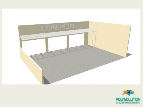 Toldo Comercial - 2,5 m - Cristal - Imag 01