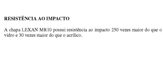 Policarbonato Compacto transparente Norma NR 12 para Proteção de maquinas e equipamentos Polysolution