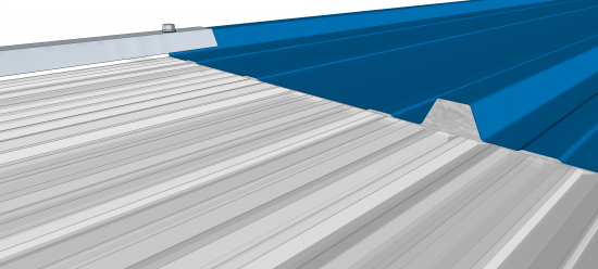 Termopainel Telha Sanduiche de Policarbonato termoacustica Translucida com 30mm espessura e encaixe trapezoidal - Polysolution