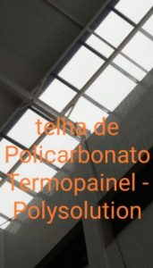 Detalhes de fixação e instalação das Placas de Policarbonato Termo acustico translucido Termopainel  30 mm - POlysolution 