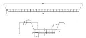 Termopainel telha de Policarbonato alveolar Trapezoidal translucido 30x1005x11.800 mm - Polysolution