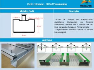 Dicas de como instalar uma cobertura de Policarbonato com Perfil estrutural PC5512 e perfil viga-calha PC4412