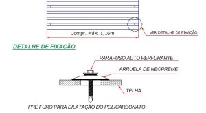 Telha Trapezoidal translucida em Policarbonato compacto cristal e branco leitoso Polysolution