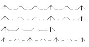 Telha Trapezoidal translucida em Policarbonato compacto cristal e branco leitoso Polysolution