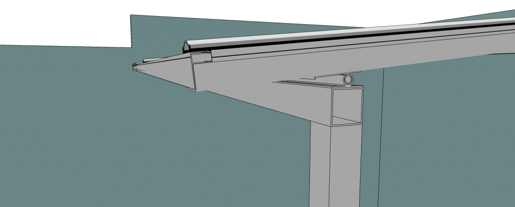 Perfil de aluminio RESOLVE base Regulavel PC5038 com 50 mm de base acompanha Pivô 70 mm - Polysolution