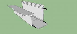 Como emendar um perfil de aluminio VIga-CAlha PC4412 de topo e manter a vedação - POlysolution