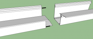 Como emendar um perfil de aluminio VIga-CAlha PC4412 de topo e manter a vedação - POlysolution