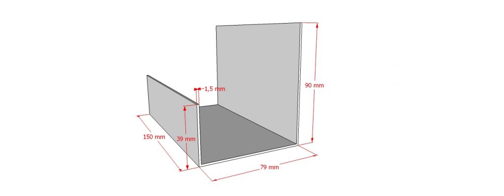 como emendar um perfil viga-calha PC4412 de topo com luva C e rebites - Polysolution 