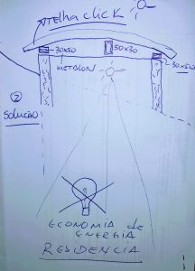 Claraboia de Policarbonato em substituição ao domo de acrilico Polysolution 1