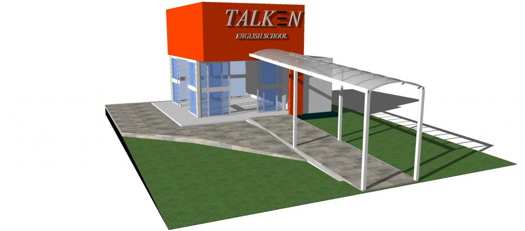 cobertura - toldo de Policarbonato compacto com 6 metros + VIGA-CALHA + Perfil T Polysolution 