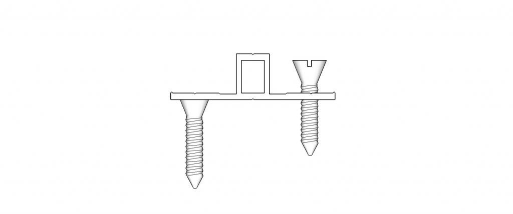 Perfil de Aluminio formato T invertido base do perfil estrutural PC5512 Polysolution