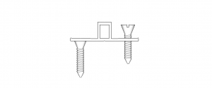 Perfil de Aluminio formato T invertido base do perfil estrutural PC5512 Polysolution