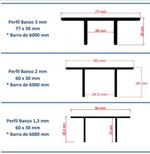 Toldo de Policarbonato com os perfis de aluminio Banzo 60 mmPolysolution