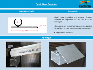 Perfil Base Relável - Linha de Perfis Polysolution