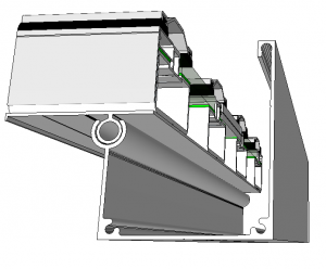 como montar uma cobertura de Policarbonato ou vidro laminado com os perfis de Aluminio Estrutural da Polysolution