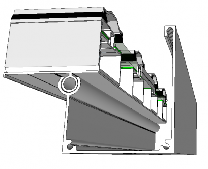 como montar uma cobertura de Policarbonato ou vidro laminado com os perfis de Aluminio Estrutural da Polysolution