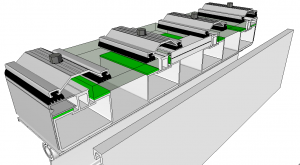 como montar uma cobertura de Policarbonato ou vidro laminado com os perfis de Aluminio Estrutural da Polysolution