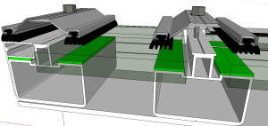 como montar uma cobertura de Policarbonato ou vidro laminado com os perfis de Aluminio Estrutural da Polysolution