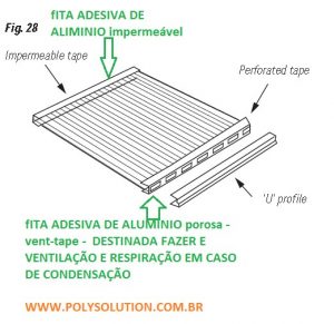 Pergolado de madeira com policarbonato alveolar cristal lick 600 mm - Polysolution