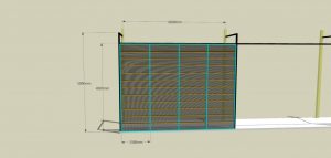 Veneziana Industrial em Policarbonato -até1500 mm Vent- Poly - Polysolution