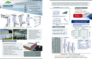 cores veneziana Industrial Vent Poly