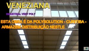 Veneziana Vent Poly - Policarbonato e perfis de aluminio - Polysolution 