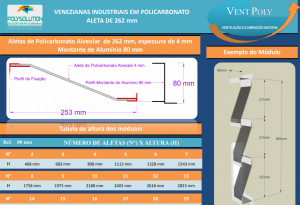 Veneziana Industrial em Policarbonato 4 mm Vent-poly Ventilação e iluminação natural - Polysolution 