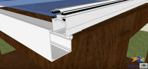 Pergolado de MAdeira Caimento Zero Policarbonato - Polysolution 