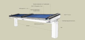 Perfil de aluminio estrutural Ajustável Resolve PC-CT-38 - #POlysolution