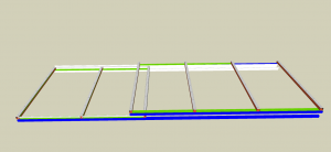 cobertura de Policarbonato Retratil viga-calha+Pc5512 + cantoneira Resolve + Rufo - Polysolution