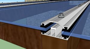 Pergolado de Madeira com Perfil T com gaxeta EPDM - Polysolution